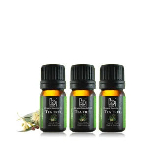 【Bonnie House 植享家】居家必備-茶樹精油5ml(三入組)