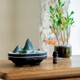 【ZenU Design 山霧】ZAD-01 陶瓷香氛機(含 5ML植感香氛精油1瓶 三選一)