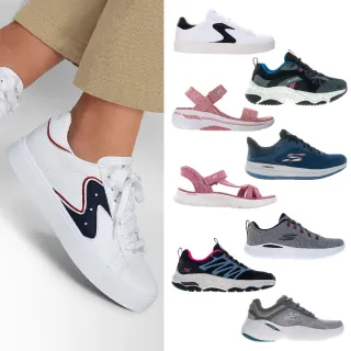 【SKECHERS】男女款 輕量避震科技休閒運動鞋 女款休閒 魔鬼氈 涼鞋(多款)
