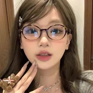 【LEEHER】橢圓框眼鏡/復古眼鏡/素顏眼鏡/眼鏡框/鏡架/顯臉小/書呆子/無度數眼鏡/黑框眼鏡/搭配好物
