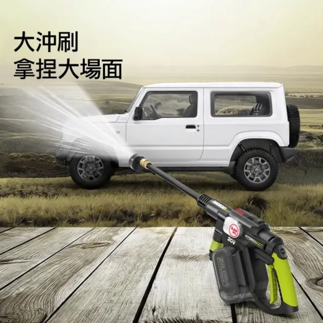 【WORX 威克士】20V 鋰電無刷高壓清洗機 WU633.6(洗車機 清洗機 清潔 高壓 高壓洗車機 無刷清洗機)