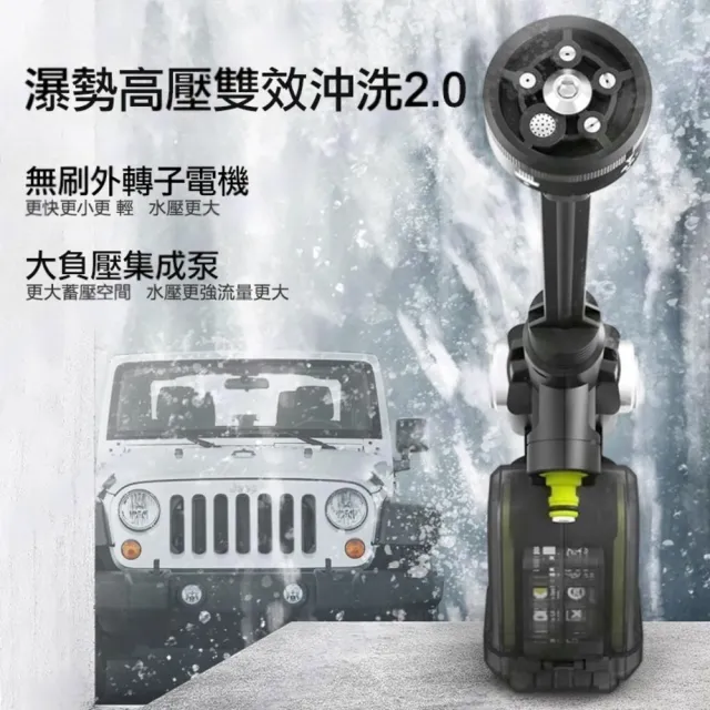 【WORX 威克士】20V 鋰電無刷高壓清洗機 WU633.92(洗車機 清洗機 清潔 高壓 高壓洗車機 無刷清洗機)