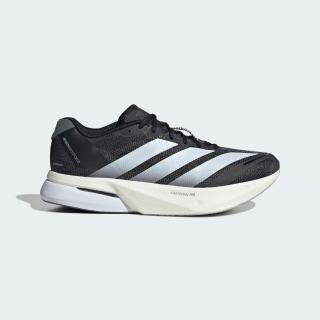 【adidas 愛迪達】慢跑鞋 男鞋 女鞋 運動鞋 緩震 ADIZERO BOSTON 13 M 黑銀 JS4938(8962)