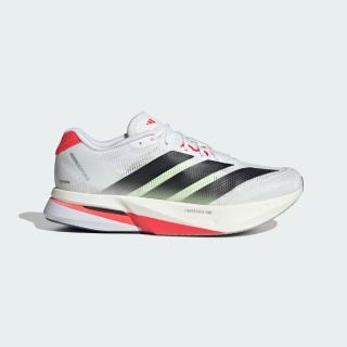 【adidas 愛迪達】慢跑鞋 男鞋 女鞋 運動鞋 緩震 ADIZERO BOSTON 13 M 黑白粉 JS4932(8961)