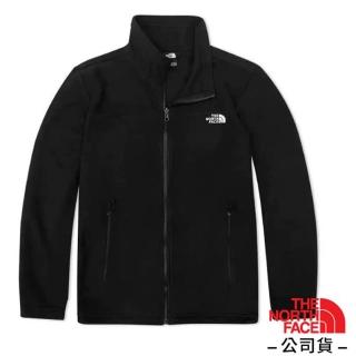 【The North Face】男 聚熱保暖抓絨外套.中層夾克/功能性拼接設計(88R8-4H0 宇宙黑 V)
