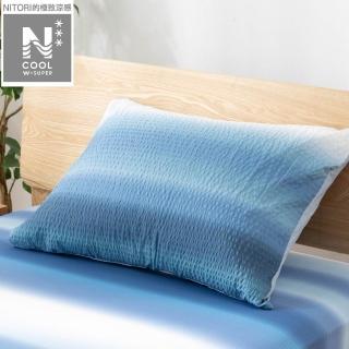 【NITORI 宜得利家居】極致涼感 枕套 N COOL WSP BD 25NC-23 50×70(N COOL 極致涼感 涼感 枕套)