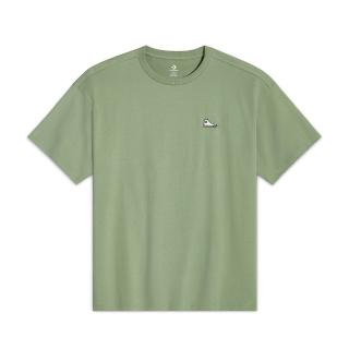 【CONVERSE】Sneaker Patch Tee 男款 女款 綠色 中性 上衣 圓領 短袖 10027239-A10