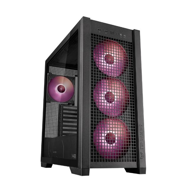 【華碩平台】R7八核 Radeon RX 9060 XT{3AA1}水冷電競電腦(R7-9800X3D/X870/32G D5/1TB_M.2/WIFI)