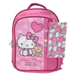 【SANRIO 三麗鷗】Hello Kitty三層揹包(臺灣正版授權)