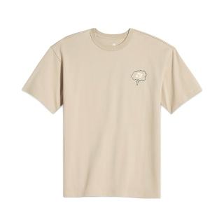 【CONVERSE】Garden Rain Tee 男款 米色 上衣 休閒 插畫 圓領 短袖 10027714-A03