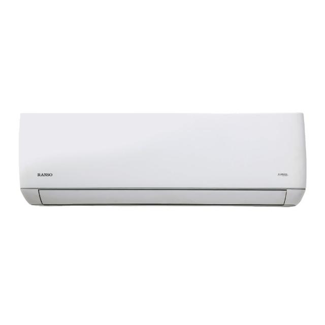 RANSO聯碩 RAI-VK50H 分裂式變頻冷氣，適用4-6坪及7-9坪空間，具冷氣、暖氣、清淨、除溼功能，採用R32環保冷媒，1級能效省電設計。家用產品於官網完成保證書登入，即享全機7年保固（營業用3年），活動至2024/12/31止。完美家用空調選擇，高效舒適省電！
