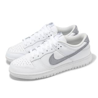 【NIKE 耐吉】休閒鞋 Dunk Low 男鞋 白 灰 復古 低筒(IH0632-141)