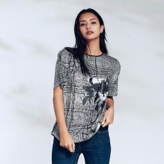 【ICHE 衣哲】Cop.Copine法式時尚休閒落肩寬袖連帽造型上衣