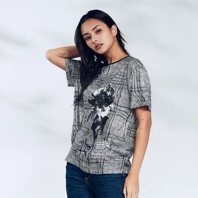 【ICHE 衣哲】Cop.Copine法式時尚休閒落肩寬袖連帽造型上衣