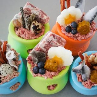 【West Paw】Toppl益智搖擺漏食3英吋-S(中小型犬/狗玩具/耐咬/互動/益智/漏食/慢食/浮水/寵物玩具)