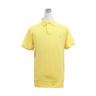 【POLO 保羅】POLO RALPH LAUREN 經典刺繡短袖POLO衫(黃)