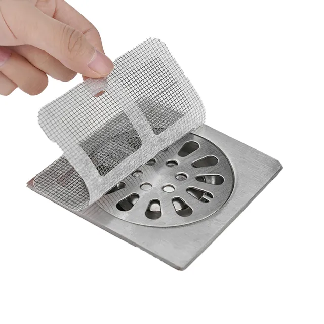 【SYU】排水孔濾網 30片組-10x10cm(排水孔貼 紗窗貼 地漏貼 排水孔貼)