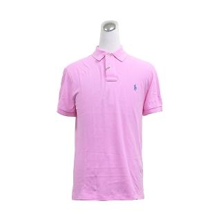 【POLO 保羅】POLO RALPH LAUREN 經典刺繡短袖POLO衫(女款/粉)
