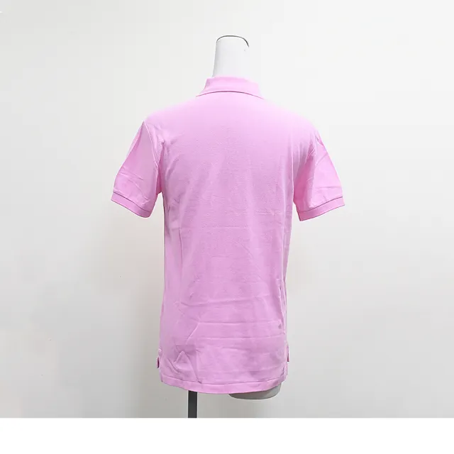 【POLO 保羅】POLO RALPH LAUREN 經典刺繡短袖POLO衫(女款/粉)