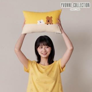【YVONNE 以旺傢飾】QUOKKA & BOBO 方形抱枕（30x45公分）-盛夏黃(DINOTAENG)