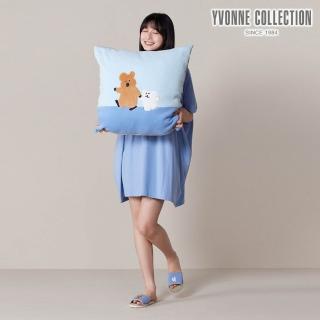 【YVONNE 以旺傢飾】QUOKKA & BOBO 方形抱枕（60x60）-春日藍(DINOTAENG)