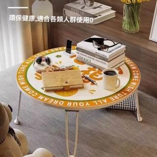 【匠俱】書桌(可摺疊小桌子 家用學習桌 臥室飄窗小茶几 陽臺小圓桌)