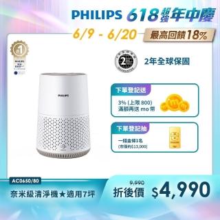 【Philips 飛利浦】奈米級空氣清淨機(AC0650)