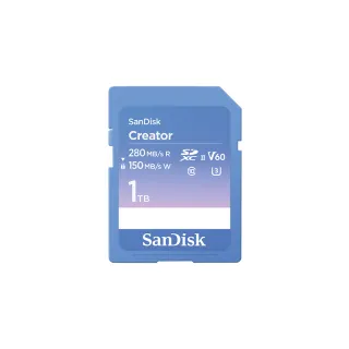 【SanDisk】SanDisk CREATOR SD UHS-II 記憶卡 1TB(公司貨)