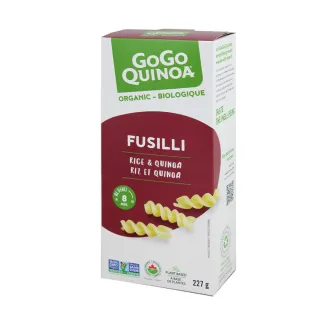 即期品Gogo Quinoa 有機無麥麩義大利麵-螺旋麵227g