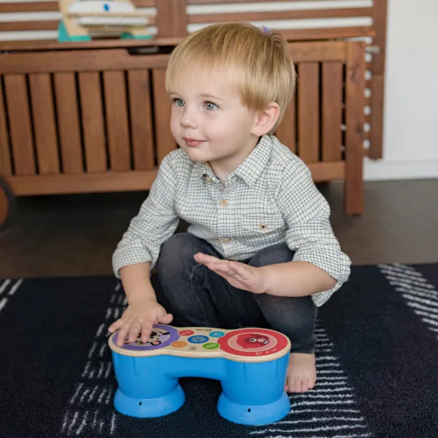【Hape】Baby Einstein小鼓(聲音玩具/樂器/木製玩具/木頭玩具遊戲)
