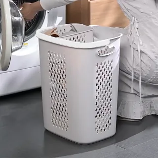 【Mr.Box】日式無印風洗衣籃(特大籃+內衣籃 各1入)