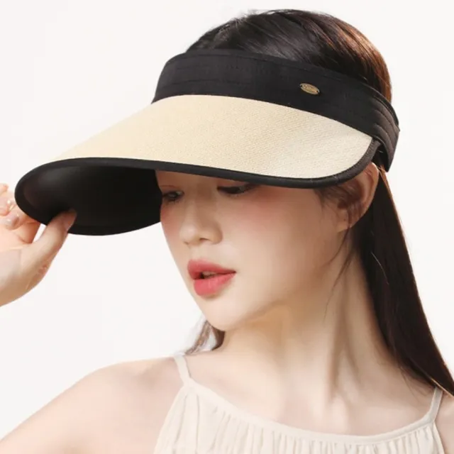 【巴黎精品】現貨秒發 抗UV防曬帽遮陽帽空頂帽防紫外線登山帽釣魚帽戶外透氣速乾(UPF50+男女帽子2色a1am32)