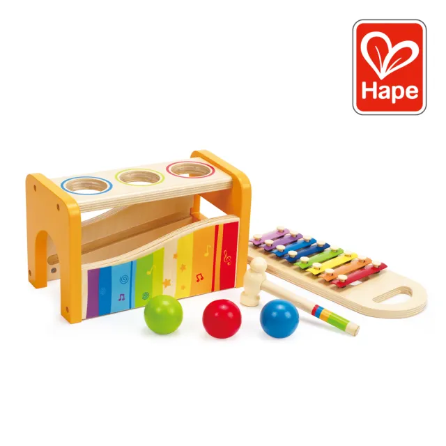 【Hape】多功能敲琴台(音樂玩具/樂器玩具/幼童玩具/啟蒙)