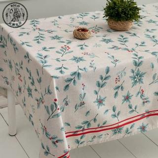 【SOLO 歐洲家居】【SOLO歐洲家居】LCW Home 土耳其製 聖誕果 150x200cm 桌布 桌巾 防塵布 鄉村風 聖誕禮物