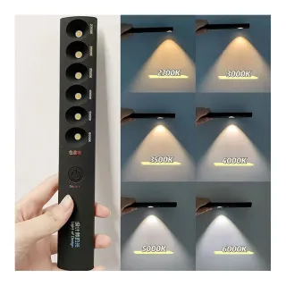 【加特屋】便攜式色溫棒 6種色溫演示 內置電池 usb充電(色溫比對 顯示 K數 色溫 照明)