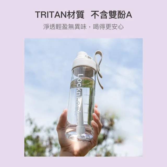 【LocknLock 樂扣樂扣】官方直營 Q咪樂吸管杯 750ml(五款任選/吸管杯/Tritan材質/水壺)