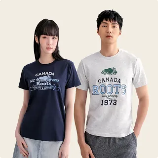【Roots】Roots男女裝-經典1973 短袖上衣(多款可選)