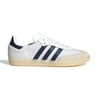 【adidas 愛迪達】Samba OG 男鞋 女鞋 白海軍藍色 德訓鞋 復古 森巴 休閒鞋 JH5633