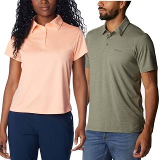 【Columbia 哥倫比亞】男女款-618獨家特談超防曬UPF50-POLO上衣-任選(多色選擇)