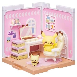 【TAKARA TOMY】POKEMON 精靈寶可夢 Pokepeace House 寶可夢娃娃屋 收藏房間 皮丘+皮卡丘