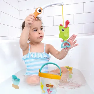 【Yookidoo 以色列】戲水玩具 小漁夫釣魚桶(洗澡玩具 兒童玩具)