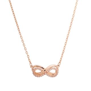 【SWAROVSKI 施華洛世奇】Hyperbola 玫瑰金水晶項鍊(本 月 促 銷)