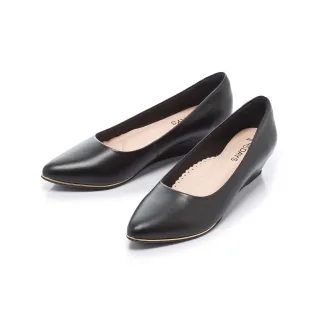 【FAIR LADY】七日色階7Days•經典尖頭楔型鞋(經典黑、602304)