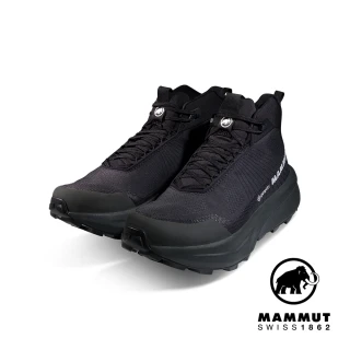 【Mammut 長毛象官方直營】Aenergy Mtn Mid GTX Men 防水中筒健行鞋 男款 黑/深鋼鐵灰 #3030-05320