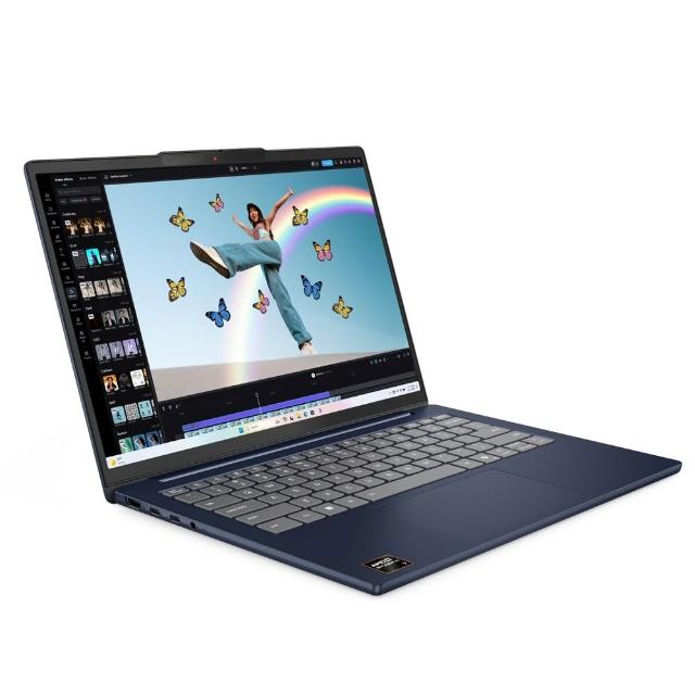 【Lenovo】特仕版 14吋輕薄筆電(IdeaPad Slim 5 83HX004BTW/RAI 7 350/32G/512G+512G/W11/藍)
