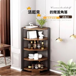 【匠俱】牆角架 落地牆角置物架 客廳拐角收納架 三角形書架 轉角櫃(牆角架)