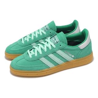 【adidas 愛迪達】休閒鞋 Handball Spezial W 女鞋 綠 藍 膠底 德訓鞋 復古 愛迪達(JS2908)