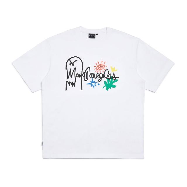 【Mark Gonzales】男女同款 MG SIGN 塗鴉T恤-白色