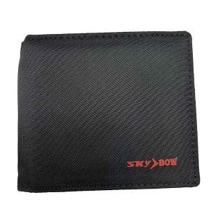 【SNOW.bagshop】短夾二折型主袋休閒中性款(防水尼龍布材質刷洗標準尺寸活動型證件夾青少全齡適)