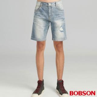 【BOBSON】男款牛仔短褲(297-53)